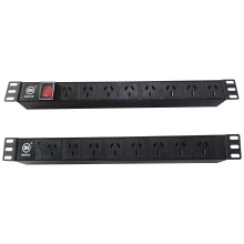 High quality 8 outlets Australian type cabinet PDU 10A 250V power indicator Rack PDU